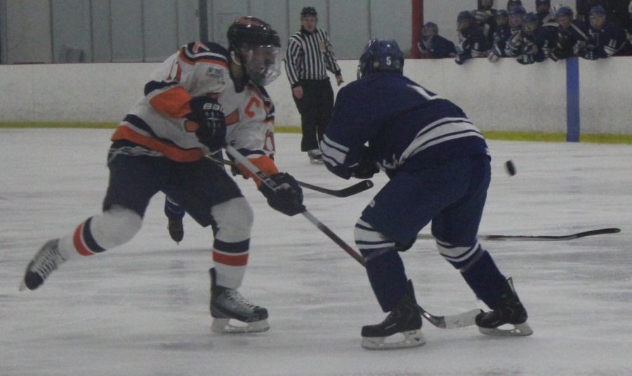 The junior Captain of the Rebels is a major contributor to the Boys Hockey team. (Photo/Jennifer Harrop)