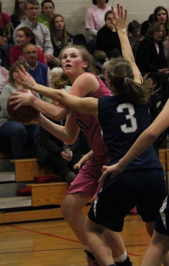 The freshman has been a great contributor to the girls basketball team. (Photo/Ashley Waldron)