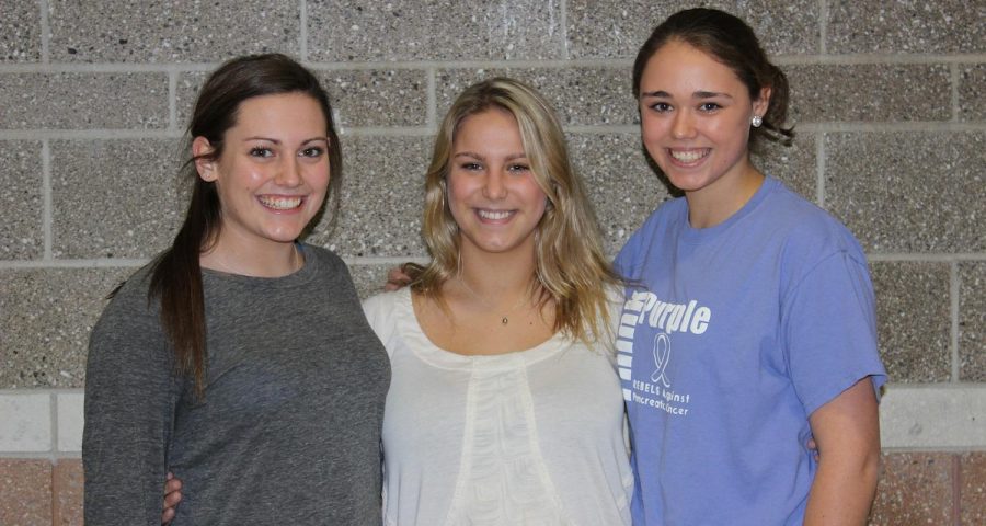 The Girls Softball Captains. (Photo/Russell Ollis) 