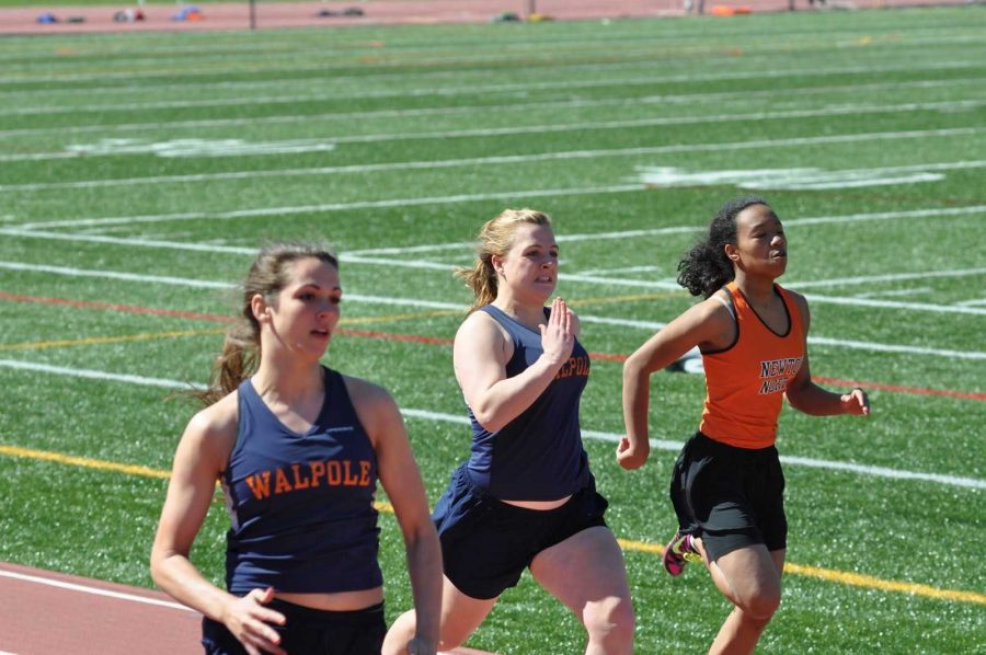 Two walpole runners race against Newton North