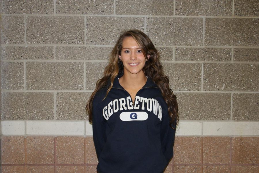 The senior has committed to play field hockey at Georgetown next fall.