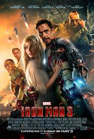 The movie poster for Iron Man 3