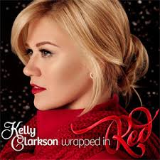 Album artwork for Kelly Clarkson's "Wrapped in Red."