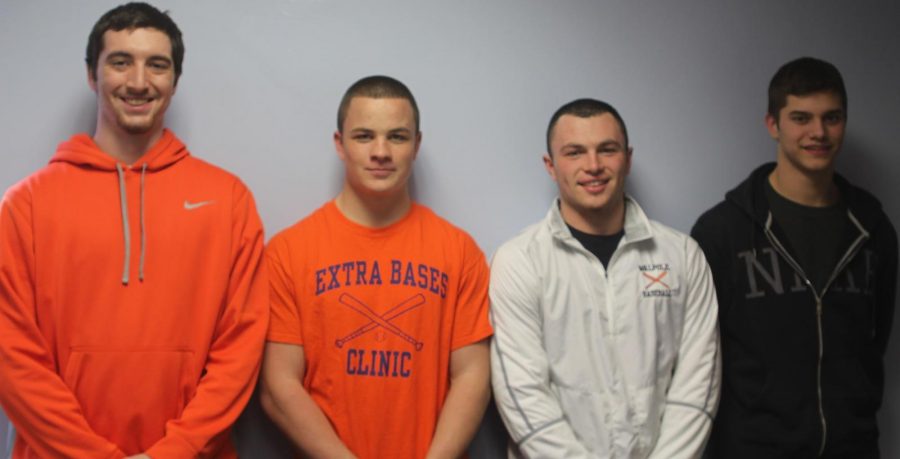 Baseball Senior Captains. (Photo/ Ian Fair)