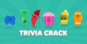 The 6 characters of Trivia Crack: Geography, Science, Art, Entertainment, History, and Sports.