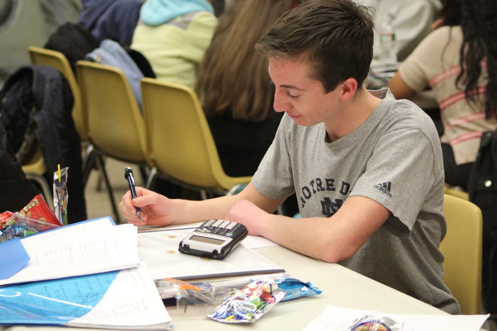 Finishing the competition as Walpole's second highest scorer, this junior competes at the Math Meet on February 5.