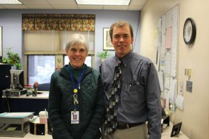 Mrs. Gail Cunnane has worked at WHS for 27 years.