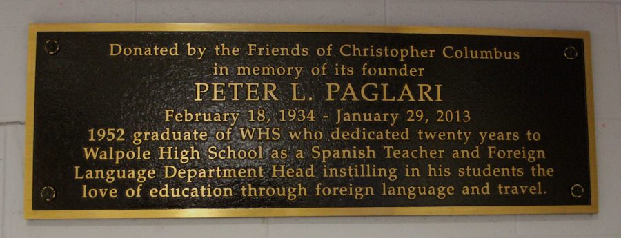Friends of Christopher Columbus Honor Peter Paglari