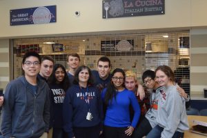 The Math Team members pose for a picture at their meet at Franklin High School on March 3, 2016.