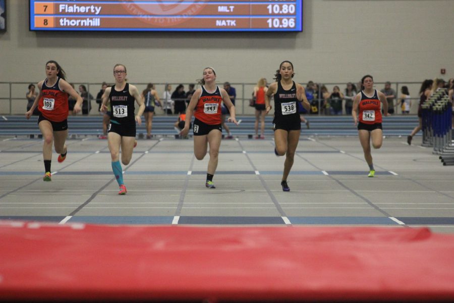 Walpole Girls Track Moves to 1-1 after Loss to Raiders