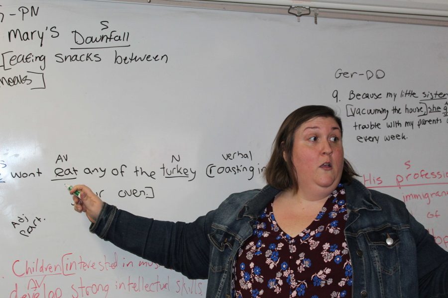 Katharine Plato Concludes Her Student Teaching Experience at Walpole High