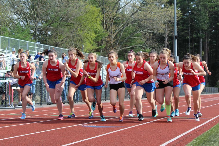Boys and Girls Track Fall to Natick in the Last Dual Meet of the Season