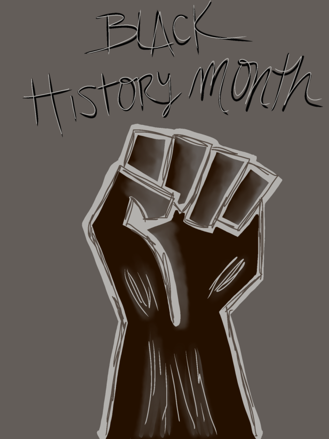 Fist is often a symbol of black community.
