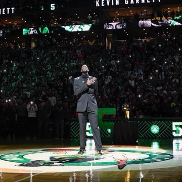 Former Celtic Kevin Garnett has Jersey Retirement Ceremony – The Searchlight