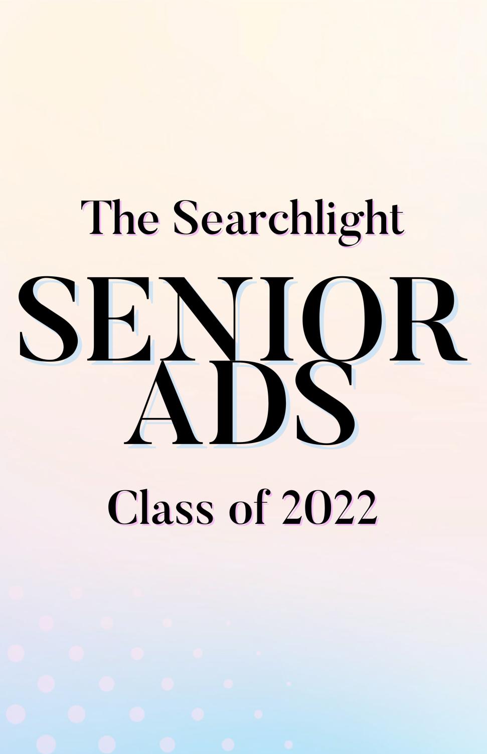 Purchase a Senior Ad for our June 2022 Issue!